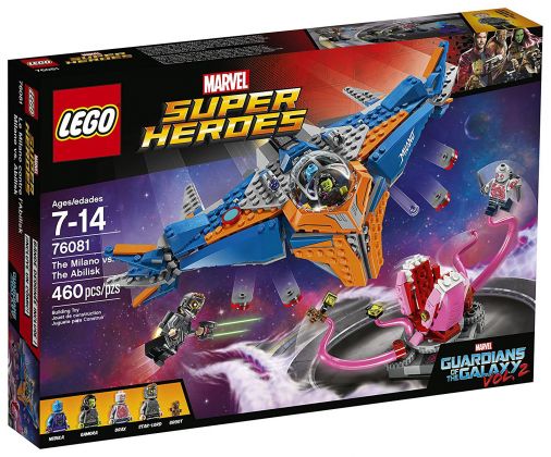 LEGO Marvel 76081 Le vaisseau Milano contre l'Abilisk