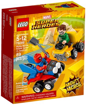 LEGO Marvel 76089 Mighty Micros : Scarlet Spider contre Sandman