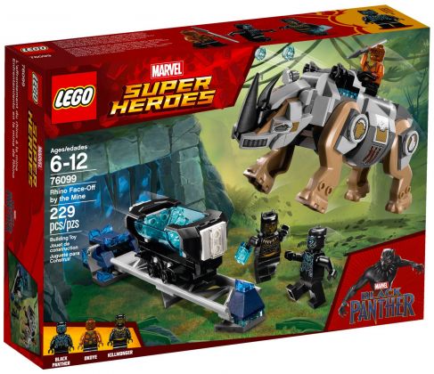 LEGO Marvel 76099 L'affrontement du rhino à la mine