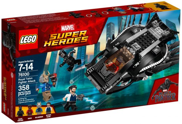 LEGO Marvel 76100 L'attaque en avion chasseur royal