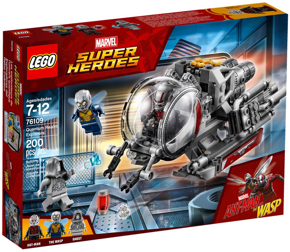 Lego Marvel Super Heroes 76109 A La Découverte De Quantum Realm Ant Man And The Wasp