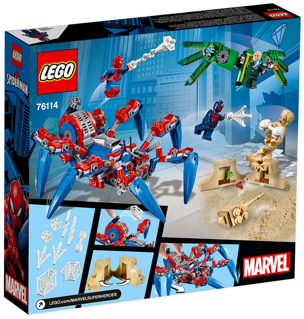 LEGO Marvel 76114 pas cher, Le véhicule araignée de Spider-Man