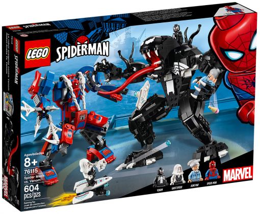 LEGO Marvel 76115 Le robot de Spider-Man contre Venom