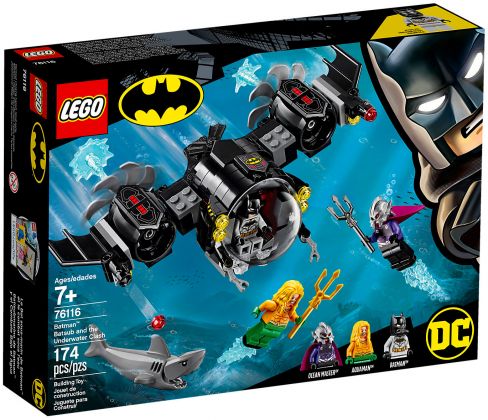 LEGO DC Comics 76116 Le Bat-Sous-Marin de Batman et le combat sous l'eau