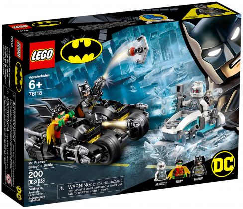 LEGO DC Comics 76118 Mr. Freeze contre le Batcycle