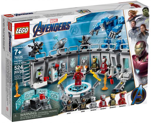 LEGO Marvel 76125 La salle des armures d'Iron Man