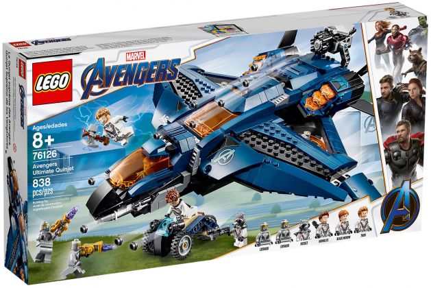 LEGO Marvel 76126 Le Quinjet des Avengers