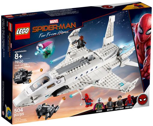 LEGO Marvel 76130 L'attaque de Spider Man avec le jet de Stark