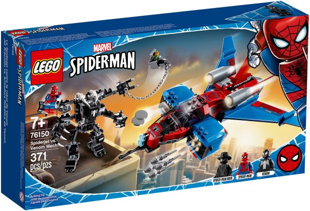 LEGO Marvel 76150 Le Spider-jet contre le robot de Venom