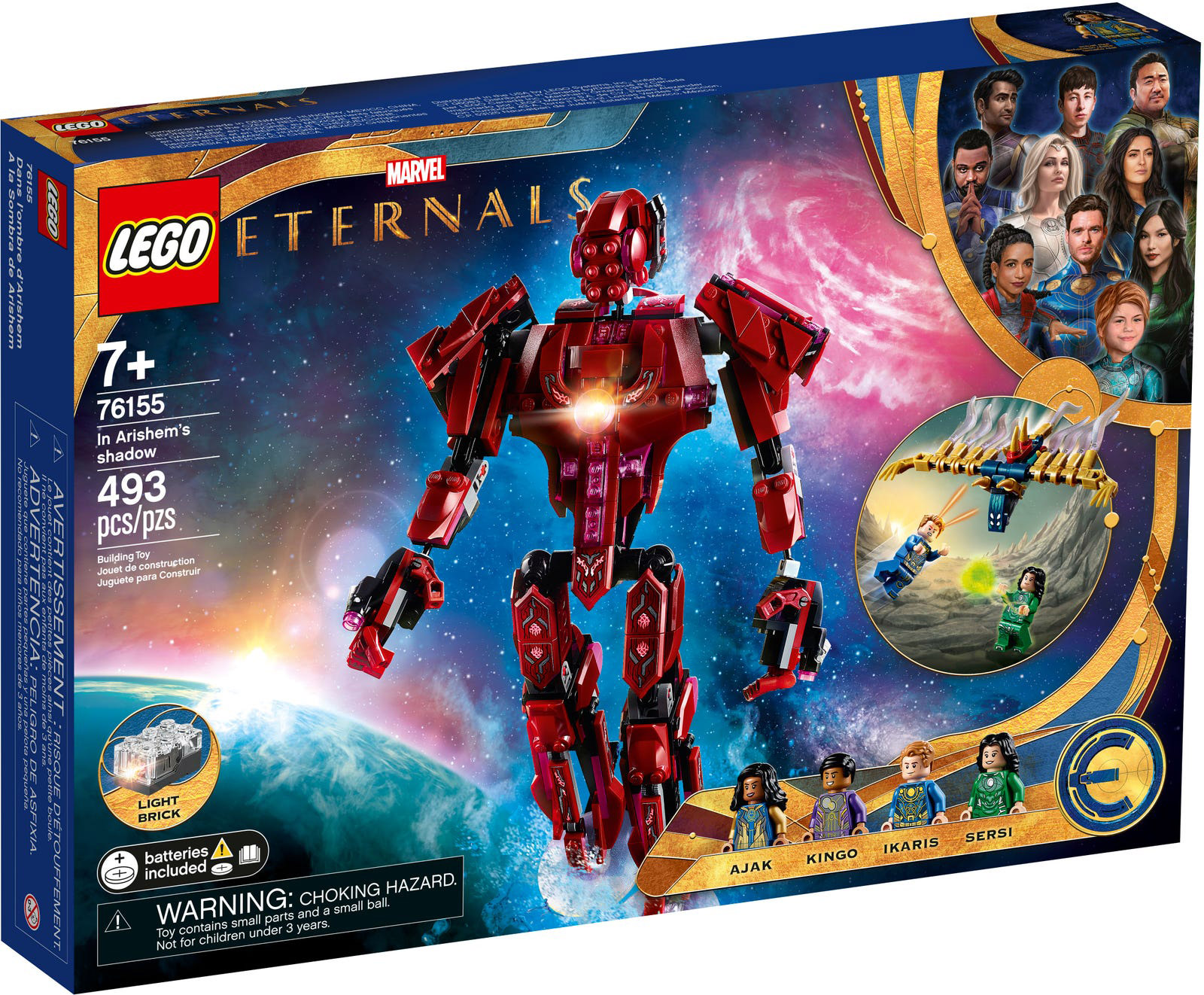 LEGO Marvel 76155 pas cher, Dans l’ombre d’Arishem