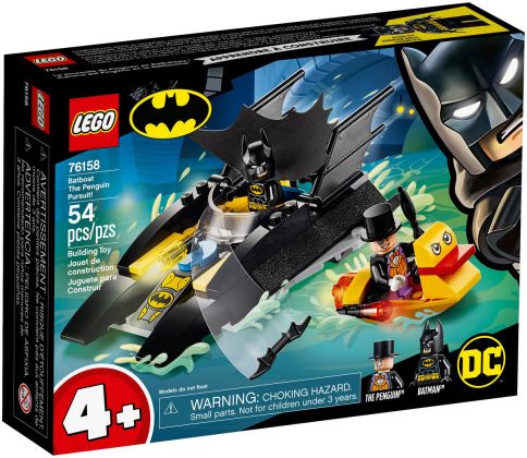 LEGO DC Comics 76158 La poursuite du Pingouin en Batbateau