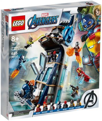LEGO Marvel 76166 La tour de combat des Avengers