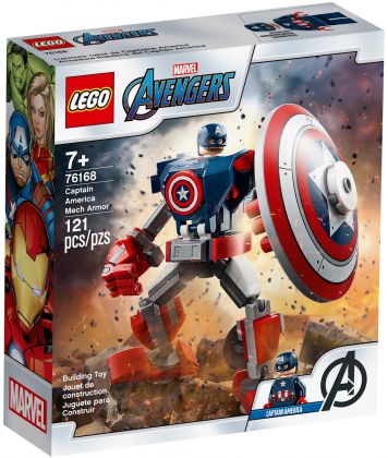 LEGO Marvel 76168 L’armure robot de Captain America