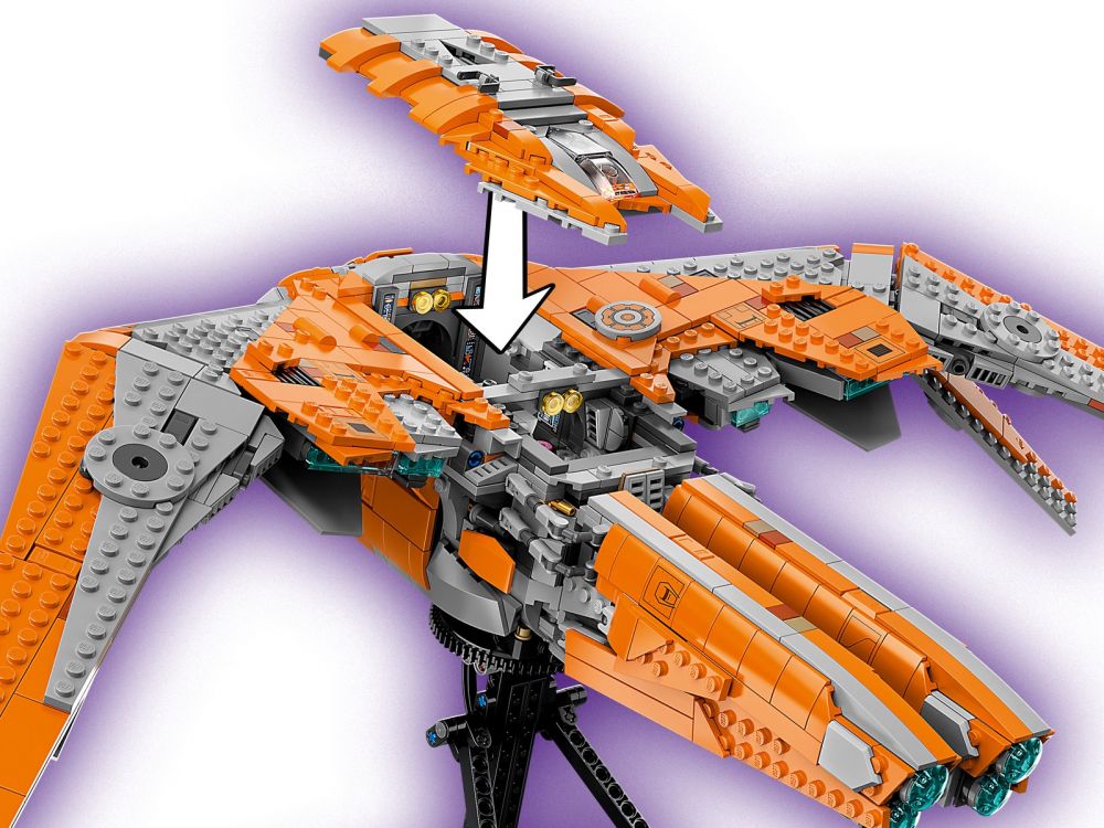 LEGO Marvel 76193 pas cher, Le vaisseau des Gardiens
