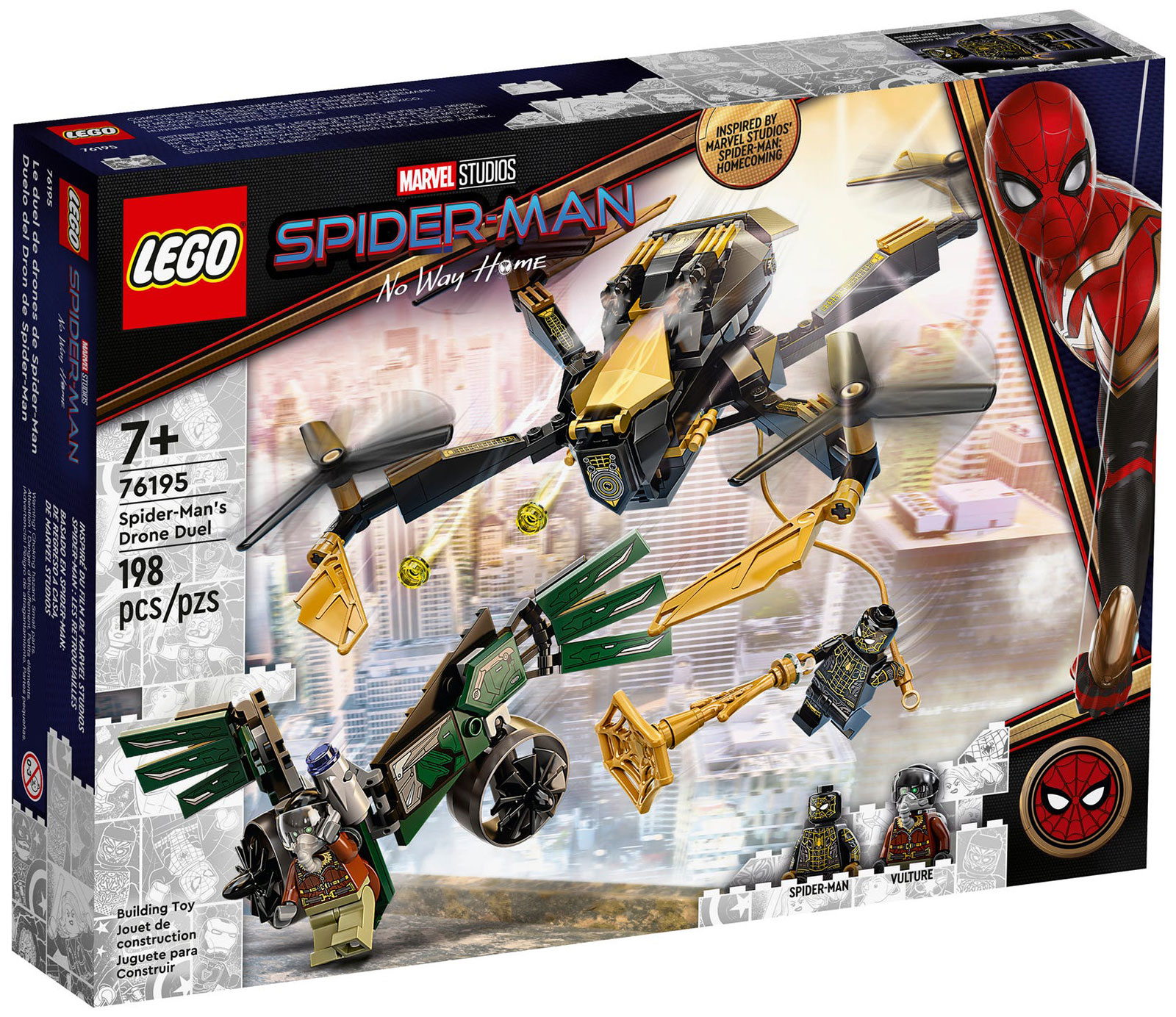 LEGO Marvel 76195 pas cher, Le drone de duel de Spider-Man
