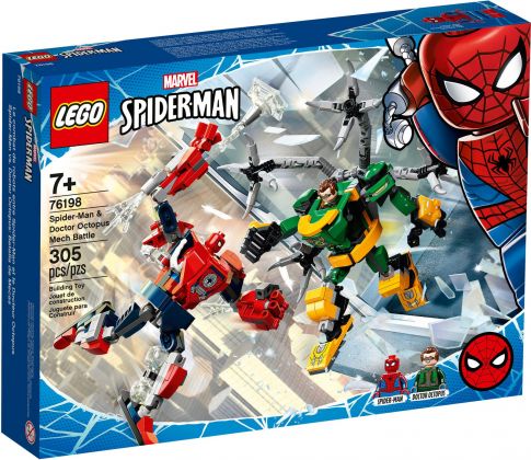 LEGO Marvel 76198 La bataille des robots de Spider-Man et Docteur Octopus