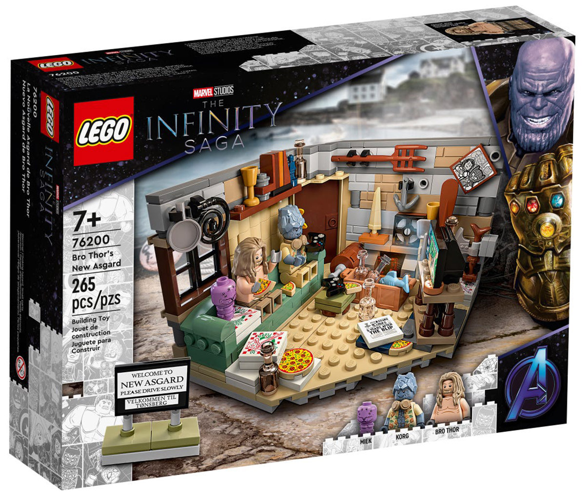 LEGO Marvel 76200 pas cher, Le nouvel Asgard de Bro Thor
