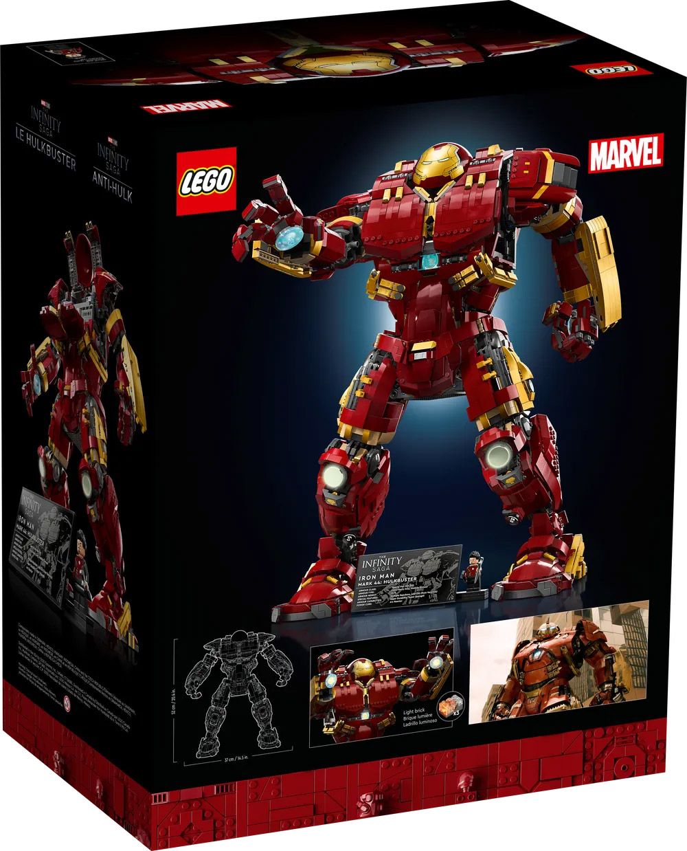 LEGO Marvel 76210 pas cher, L'armure Hulkbuster​