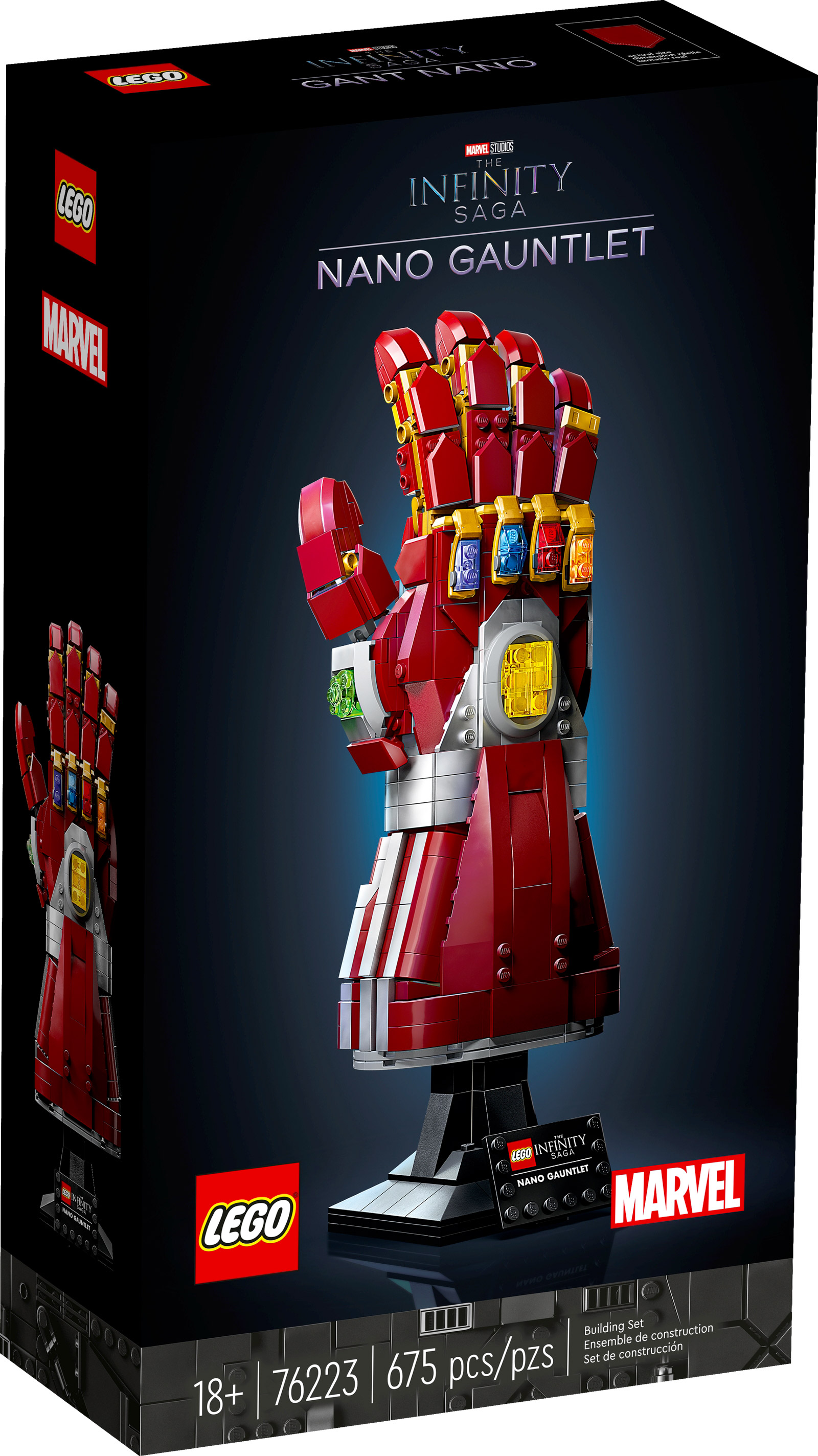 LEGO Marvel 76223 pas cher, Le Nano Gant de l'infini