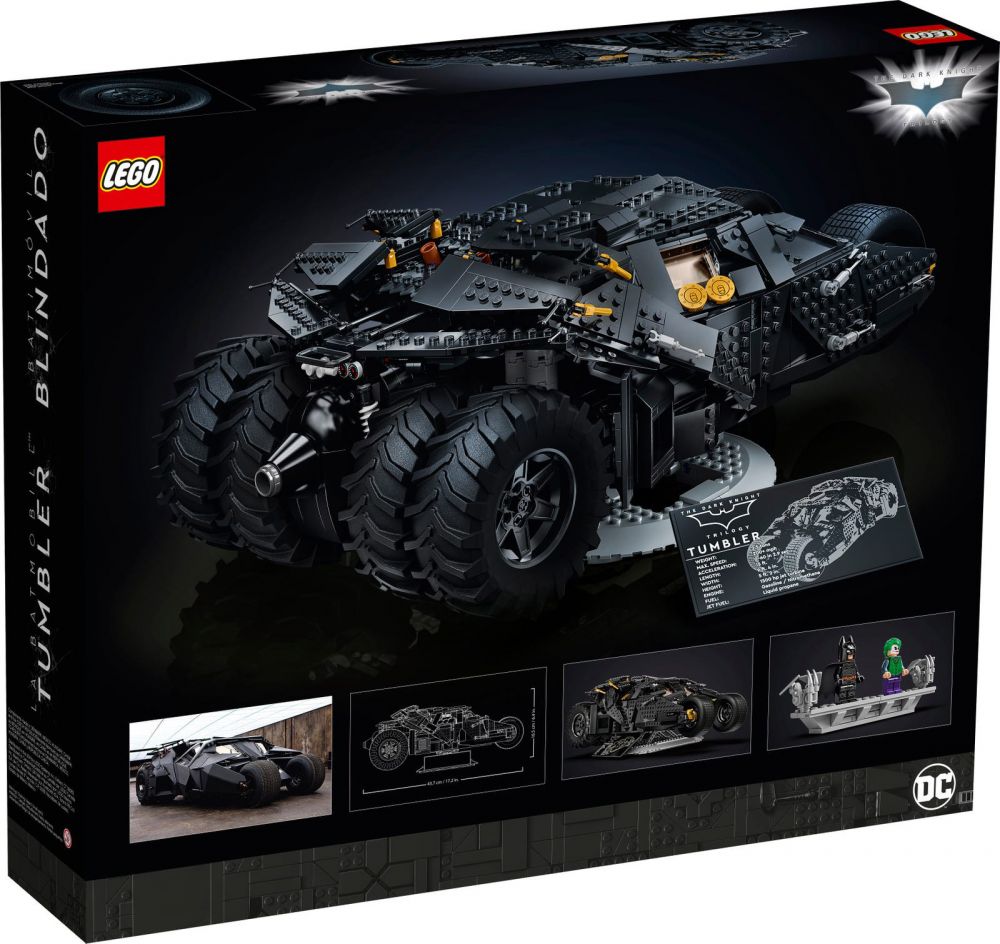 LEGO DC Comics 76240 pas cher, La Batmobile Tumbler