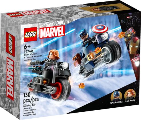 LEGO Marvel 76260 Les motos de Black Widow et de Captain America