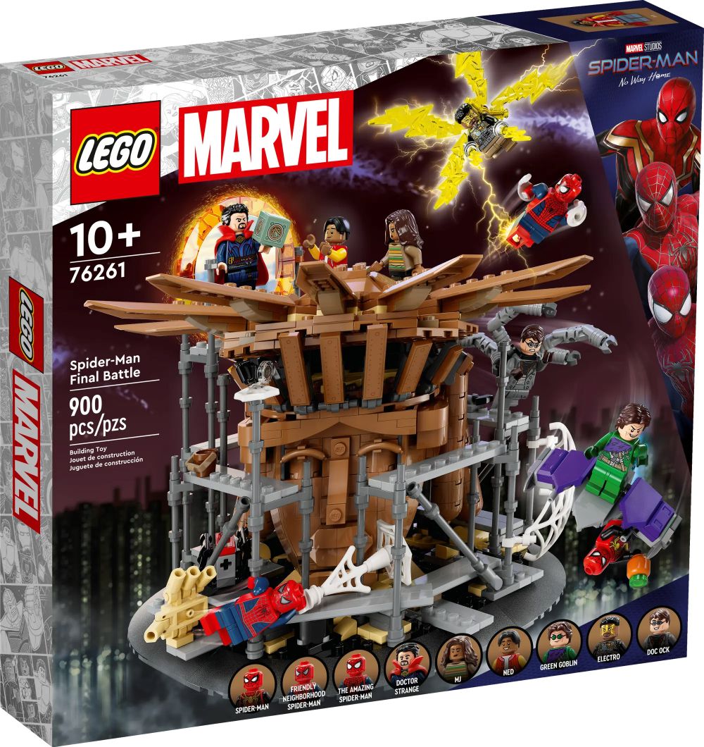 LEGO® Marvel 10789 La Voiture de Spider-Man et Docteur Octopus, Jouet avec  Spidey et