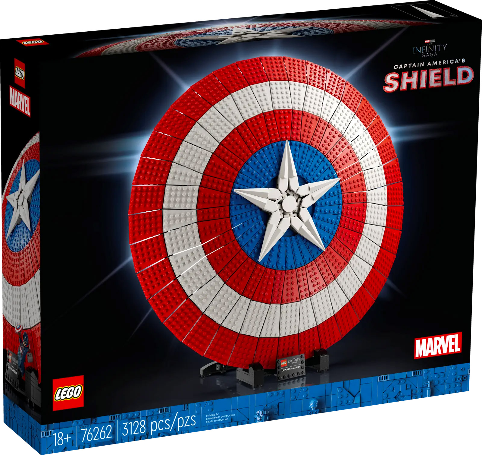 LEGO Marvel 76262 pas cher, Le bouclier de Captain America