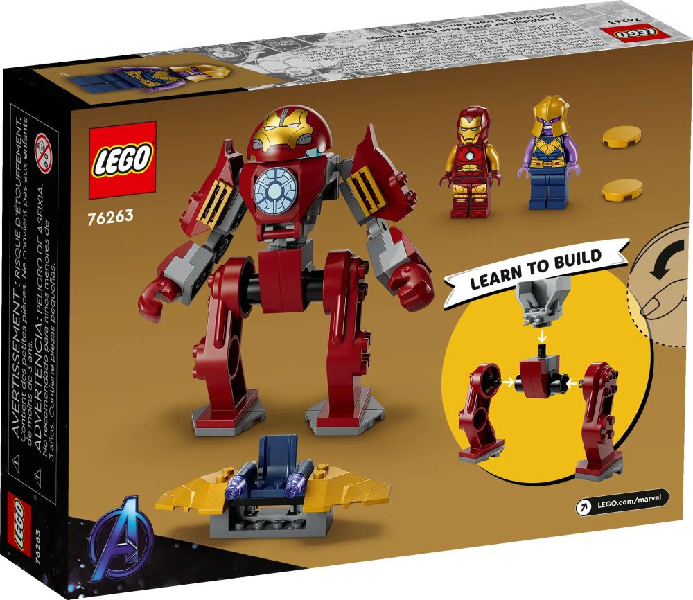 LEGO® Marvel 76267 Le Calendrier de l'Avent des Avengers 2023, 24 Cadeaux  incluant Captain America, Spider-Man, Iron Man et Plus - Cdiscount Maison