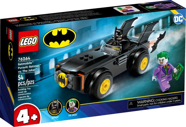 LEGO DC Comics 76264 La poursuite du Joker en Batmobile