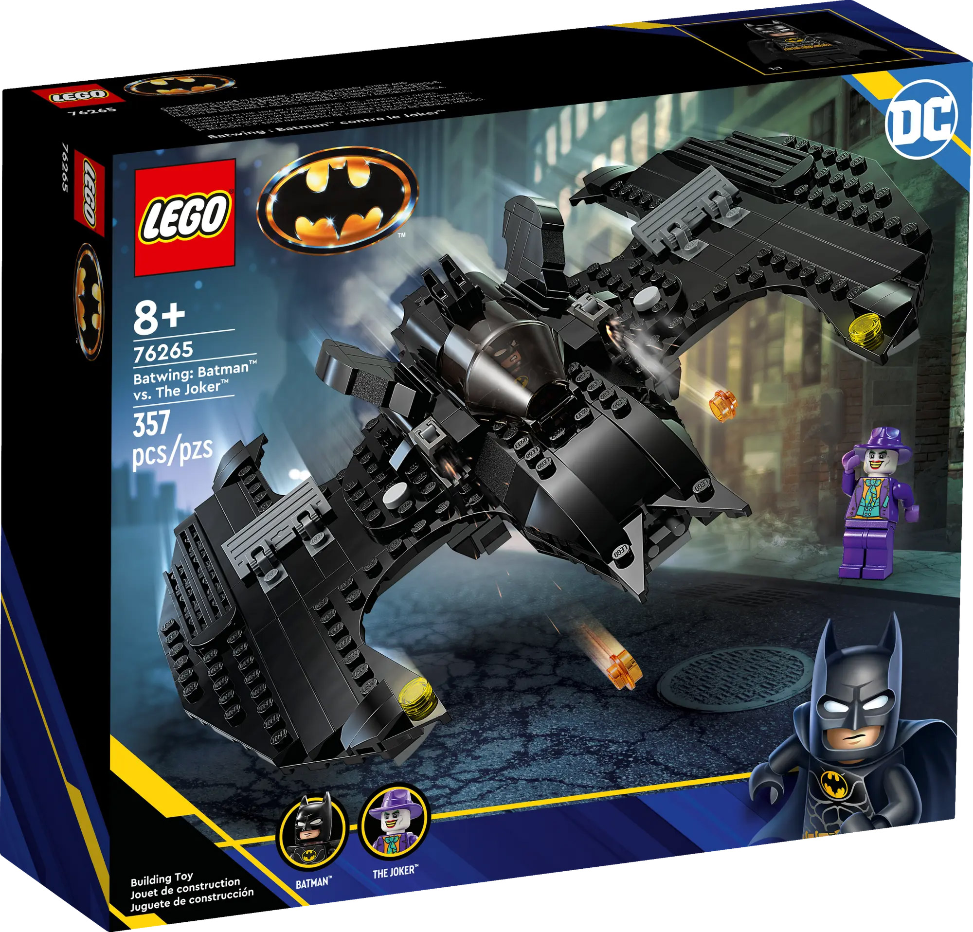 LEGO DC Comics 76265 pas cher, Batwing Batman contre le Joker