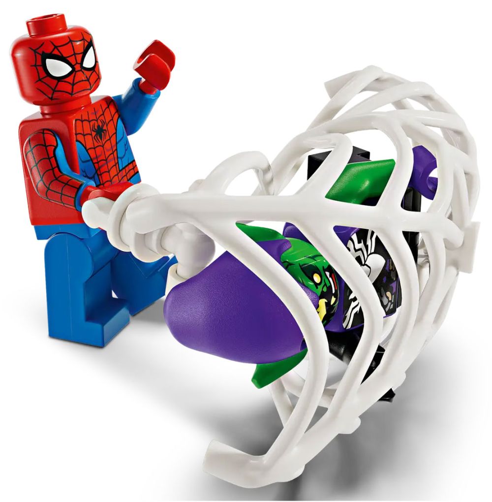 La voiture de course de Spider-Man contre le Bouffon Vert venomisé 76279, Marvel
