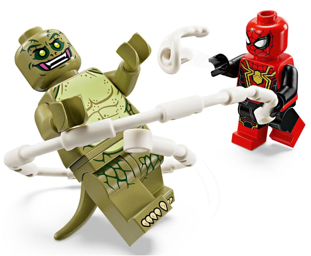 LEGO LEGO Marvel 76261 Le Combat Final de Spider-Man : No Way Home, Jouet  avec 3 Peter Parkers, Bouffon Vert, Electro pas cher 