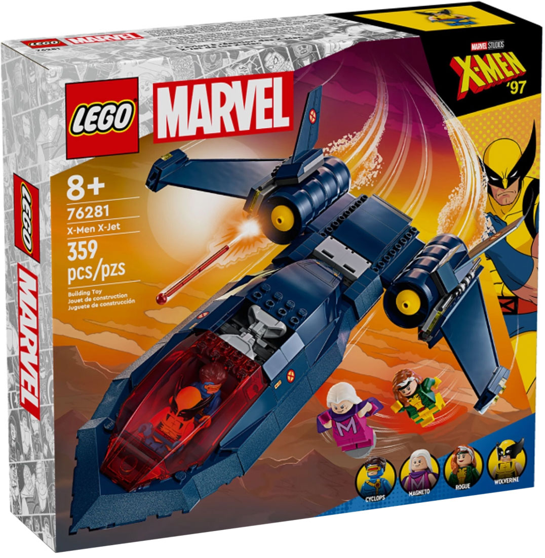 LEGO Marvel 76281 pas cher, Le Xjet des XMen