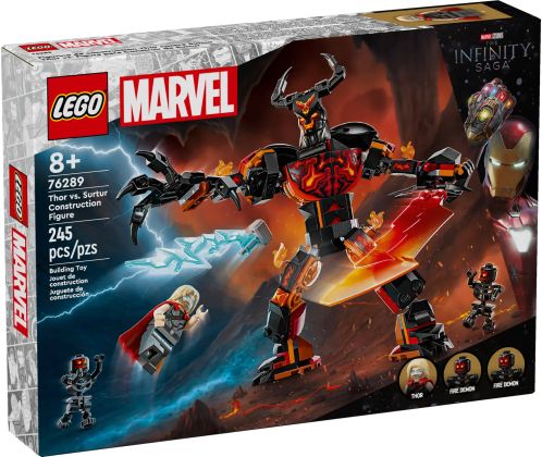 LEGO Marvel 76289 Figurine de Thor contre Surtur à construire