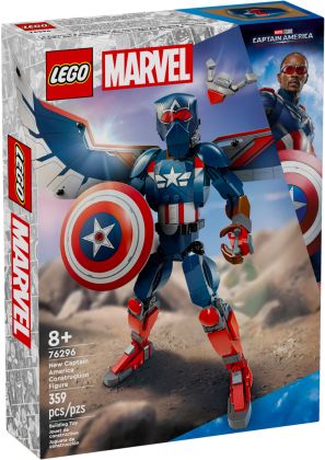 LEGO Marvel 76296 Figurine du nouveau Captain America à construire