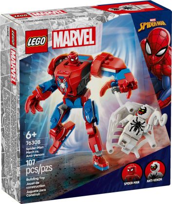 LEGO Marvel 76308 Le robot de Spider-Man contre Anti-Venom