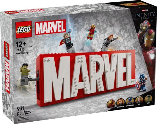 LEGO Marvel 76313 Logo MARVEL et ses super-héros