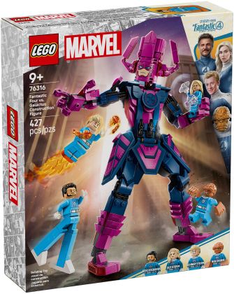 LEGO Marvel 76316 Les Quatre Fantastiques contre la figurine de Galactus 