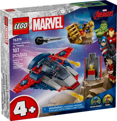 LEGO Marvel 76319 Captain America contre Thanos