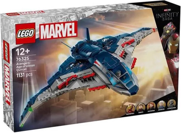 LEGO Marvel 76325 pas cher, Le Quinjet d’Avengers : L'Ère d'Ultron