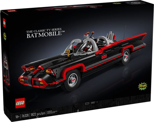 LEGO DC Comics 76328 Batman : la Batmobile de la série TV classique