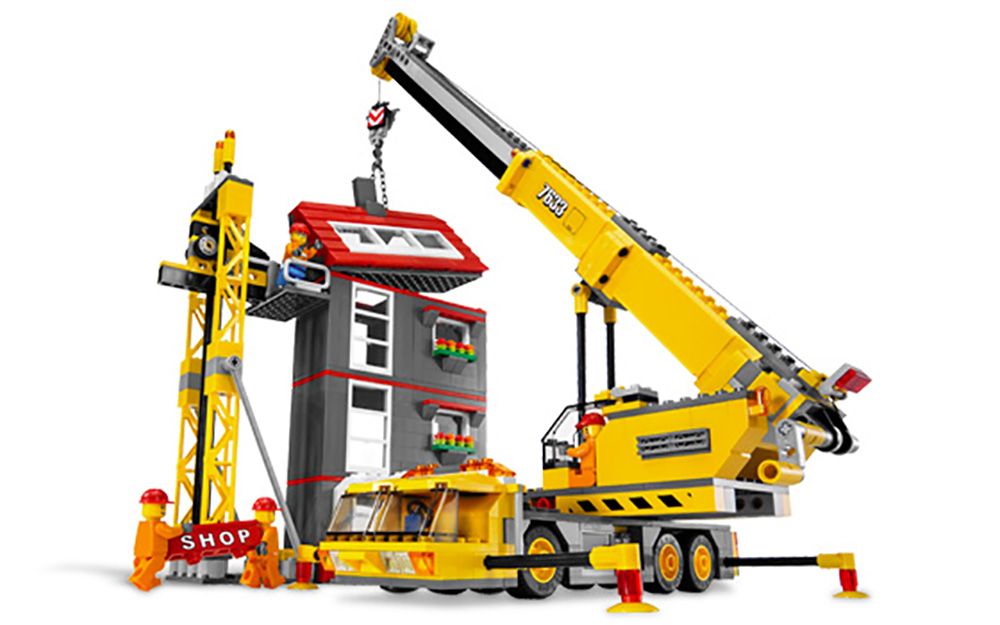 LEGO City 7633 pas cher, Le chantier