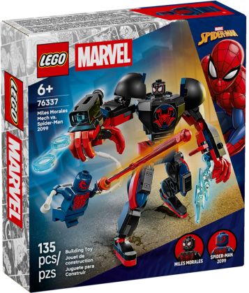 LEGO Marvel 76337 Le robot de Miles Morales contre Spider-Man 2099