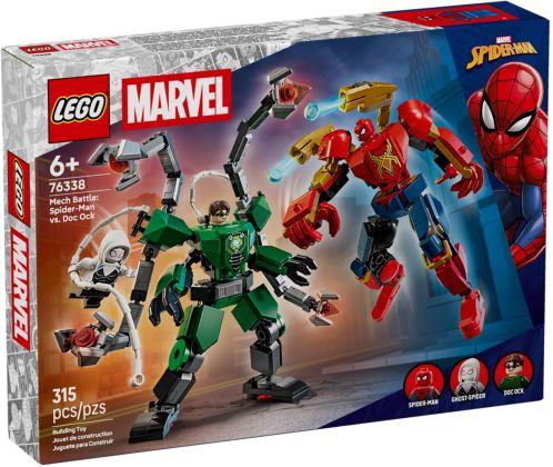 LEGO Marvel 76338 Le combat des robots : Spider-Man contre Docteur Octopus