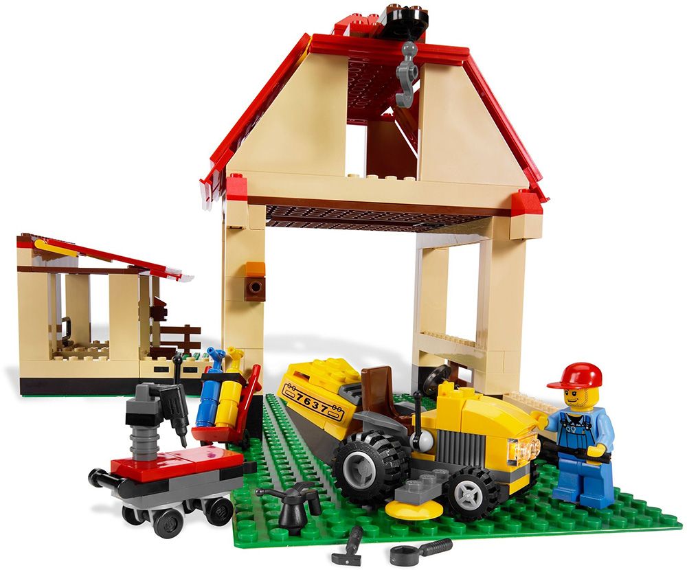 LEGO City 7637 pas cher, La ferme