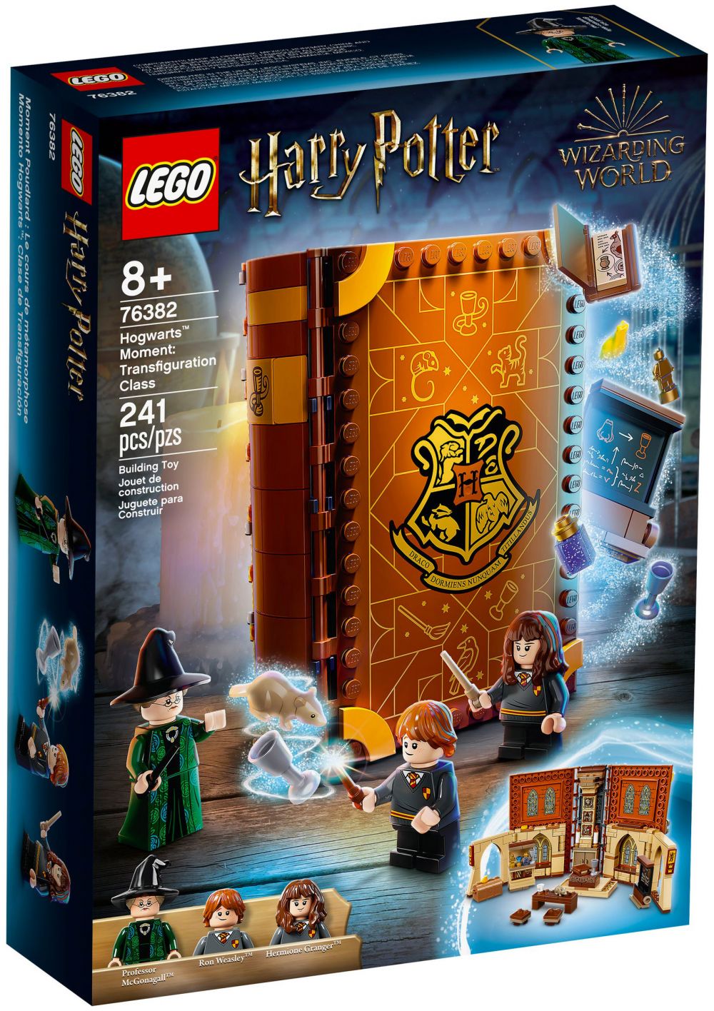 LEGO Harry Potter 76382 pas cher, Poudlard : le cours de métamorphose