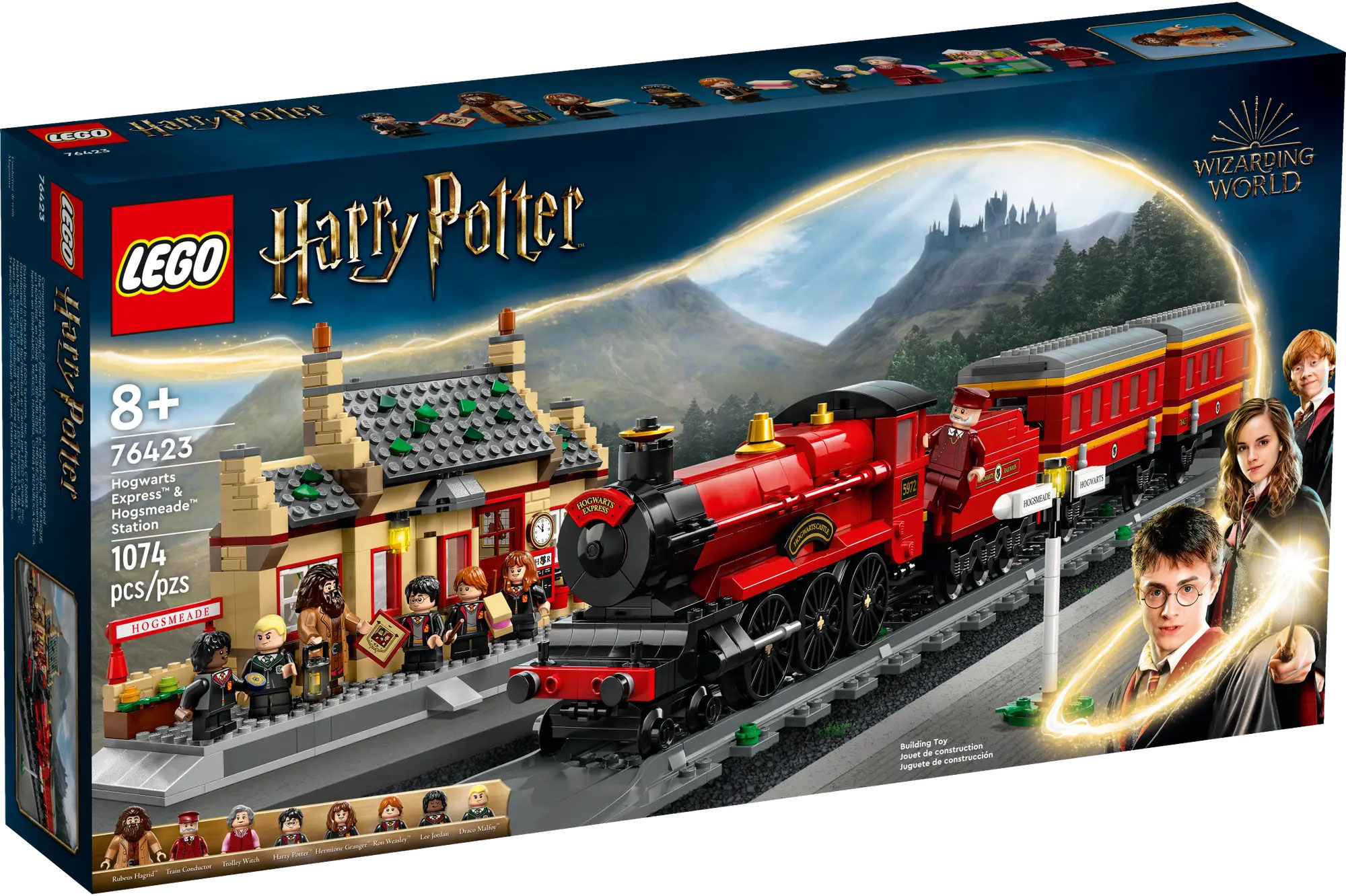 LEGO Harry Potter 76423 pas cher, Le Poudlard Express et la gare de Pré