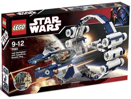 LEGO Star Wars 7661 Jedi Starfighter with Hyperdrive Booster Ring