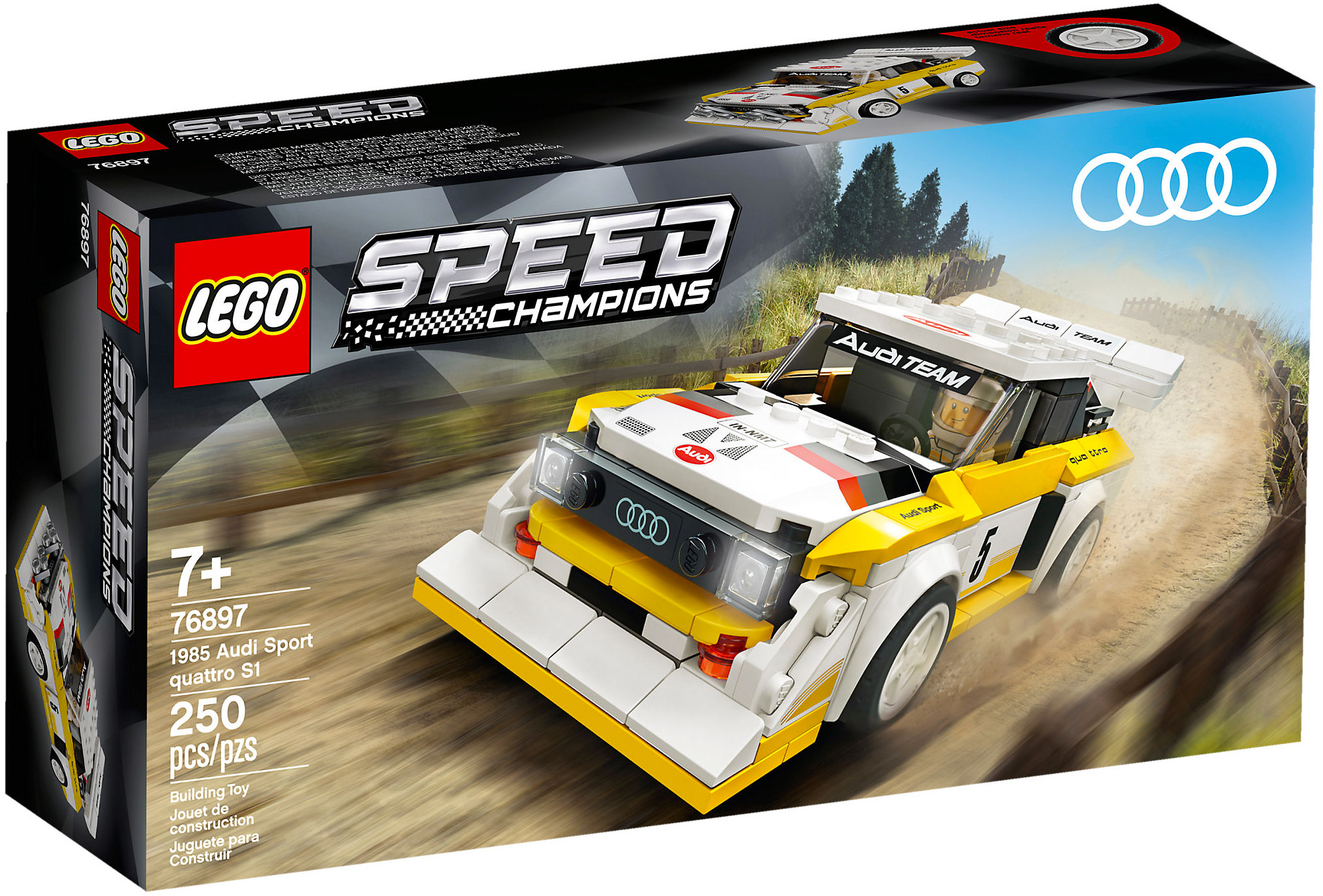 LEGO Speed Champions 76897 pas cher, 1985 Audi Sport quattro S1