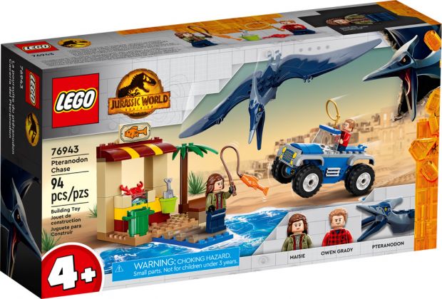 LEGO Jurassic World 76943 La course-poursuite du Ptéranodon